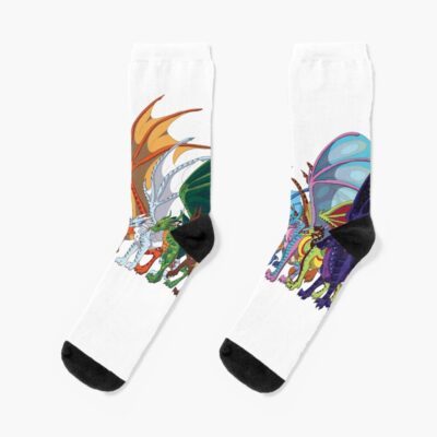 Adult Wings Of Fire Dragon Tribes Socks