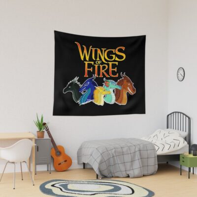 Wings Of Fire Fierce Dragon Tapestry