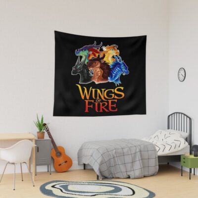 Wings Of Fire Dark Fantasy Tapestry