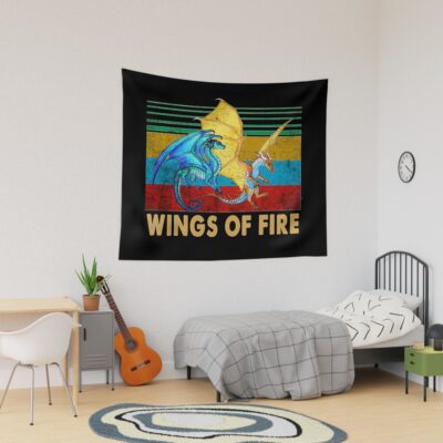 Wings Of Fire Mythical Dragon Tapestry