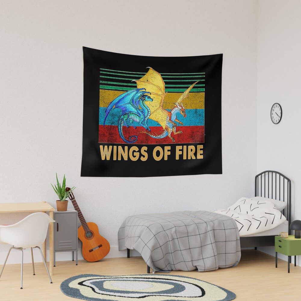Wings Of Fire Mythical Dragon Tapestry