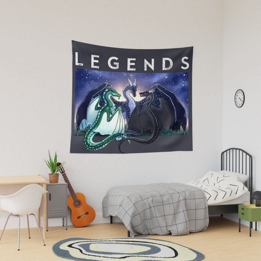 Wings Of Fire Legends Fathom Darkstalker Clearsight Tapestry
