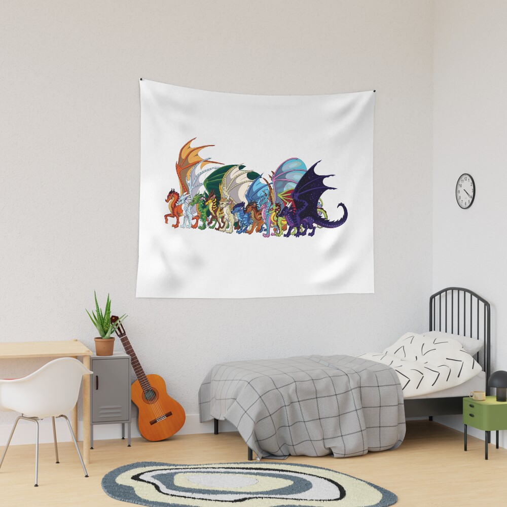 Adult Wings Of Fire Dragon Tribes Tapestry