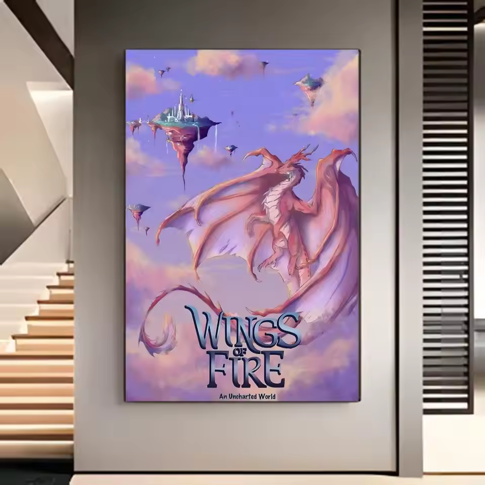 Wings Of Fire Retro Artwork Edition Wall Art
